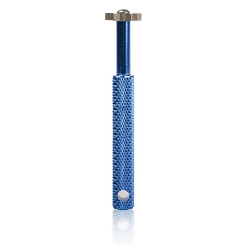 HIFROM Groove Sharpener with 6 Heads - Golf Club Groove Sharpener Re-Grooving Tool and Cleaner for All Irons Pitching Sand Lob Gap and Approach Wedges and Utility Clubs Blue Color - Image 1